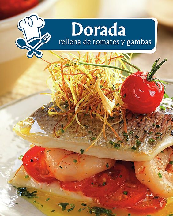 Dorada rellena de tomates y gambas: un festín del mar con mucho sabor
